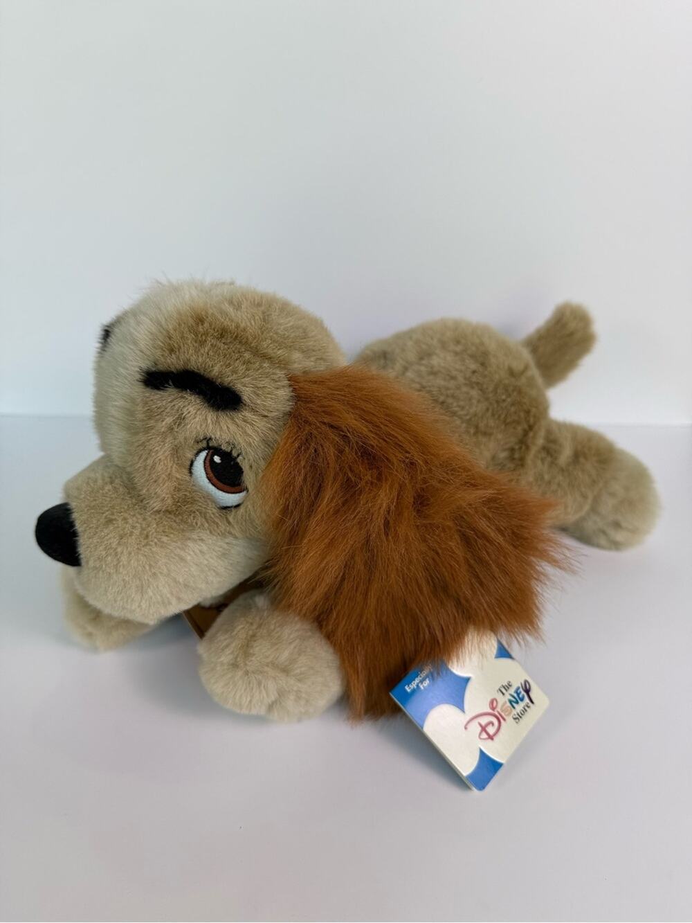 NWT Disney Store Lady and the Tramp Lady Plush Dog 12” Stuffed Animal 90’s